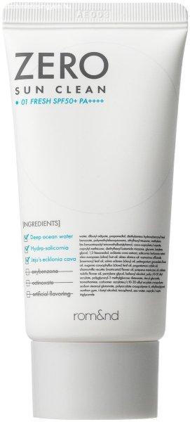 Rom&nd Fényvédő krém arcra (Zero Sun Clean) 50 ml 01 Fresh