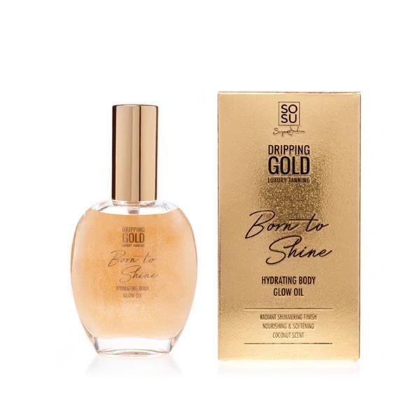 Dripping Gold Hidratáló testolaj csillámmal Arany Dripping Gold Born to Shine
(Hydrating Body Glow Oil) 50 ml