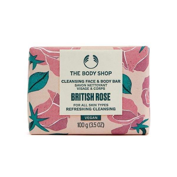 The Body Shop Szilárd szappan arcra és testre British Rose (Cleansing Face &
Body Bar) 100 g