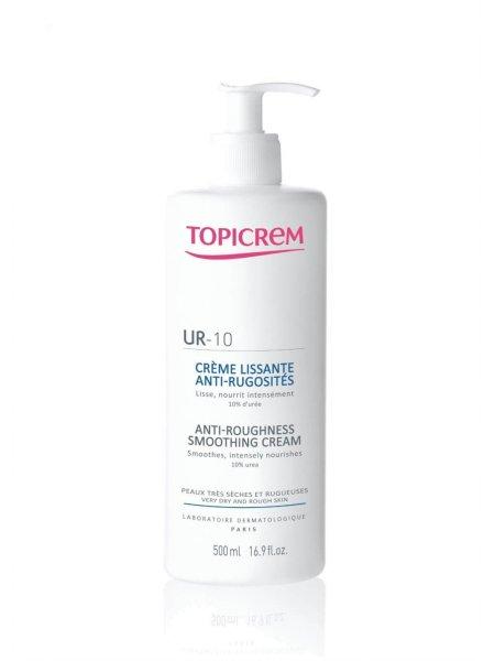 Topicrem Testápoló krém durva és száraz bőrre UR10 (Anti Roughness
Smoothing Cream) 500 ml
