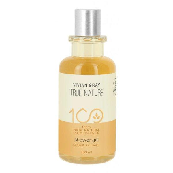 Vivian Gray Tusfürdő True Nature Cedar & Patchouli (Shower Gel) 300 ml