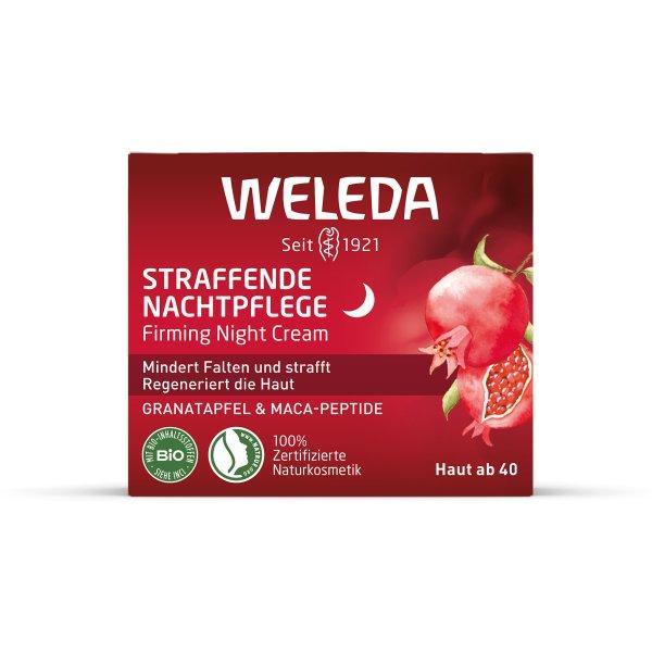 Weleda Feszesítő éjszakai krém gránátalmával és maca peptidekkel
(Firming Night Cream) 40 ml
