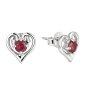 Brilio Silver Bjos ezst flbeval rubinnal ME05096C