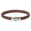 Rebel&Rose Barna br karkt Small Braided Raw Cognac RR