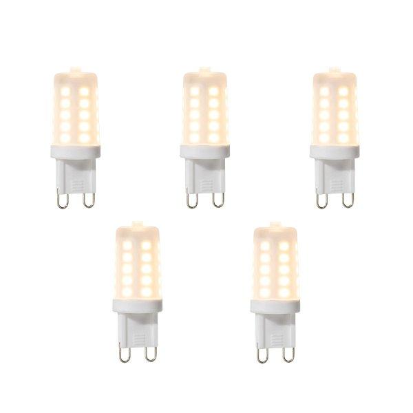 5 darabos készlet G9 dimmelhető LED izzók 3W 280 lm 2700K