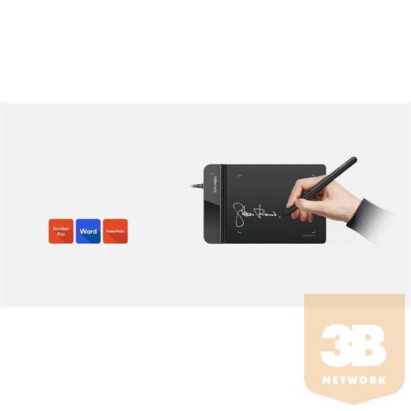 XP-PEN Grafikus tábla - Star G430S (4"x3", 5080 LPI, PS 8192, 266
RPS, USB)