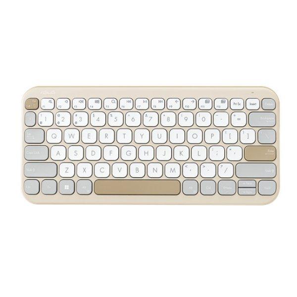 BILL ASUS Marshmallow KW100 vezeték nélküli billentyűzet - HU layout - Oat
Milk
