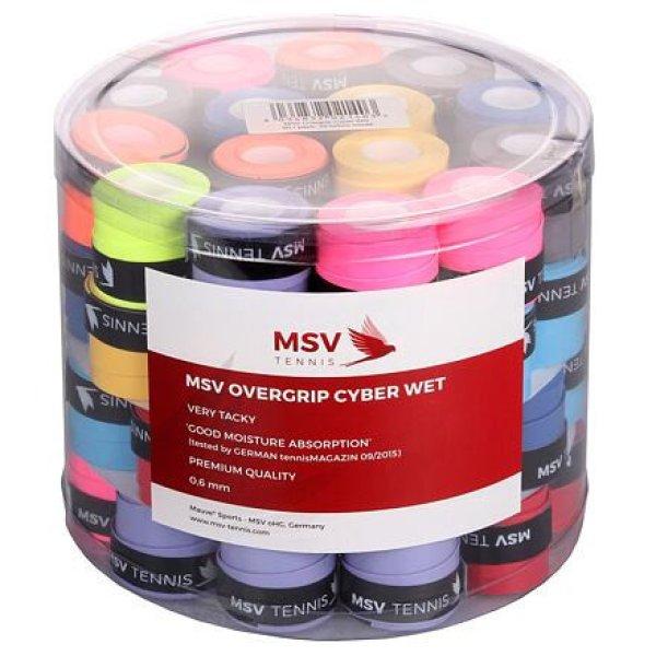 Cyber Wet overgrip 60 db 0,6 mm vastag MIX csomagolódoboz 60 db
