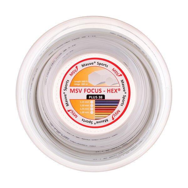 Focus HEX Plus 38 tennis string 200 m white diameter 1,15