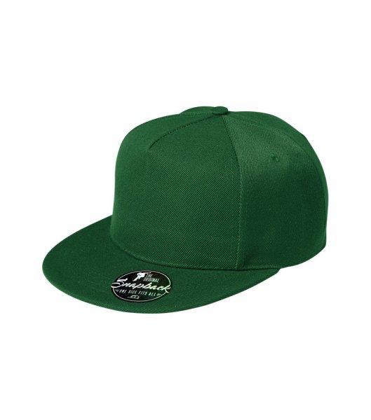 MALFINI Rap 5P siltes sapka - Palackzöld | unisex