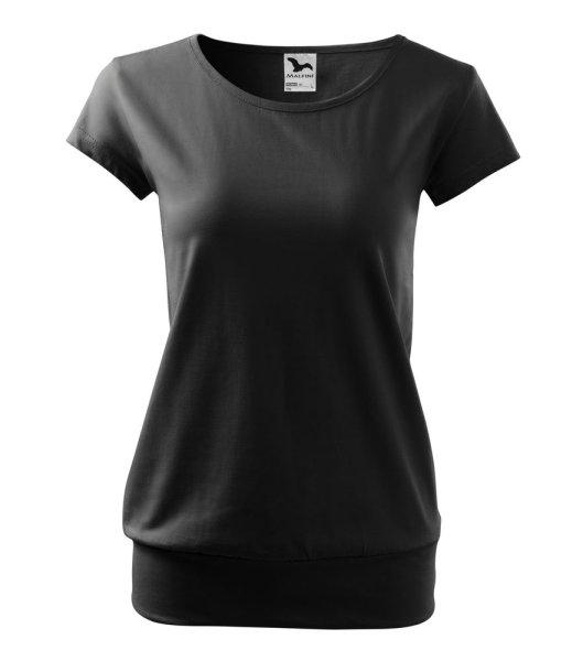 MALFINI City Női póló - Fekete | 3XL