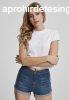Urban Classics Ladies Cropped Rib Tee white