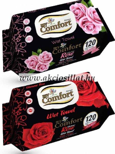 My Comfort Wet Towel Rose Nedves Törlőkendő 120 db-os