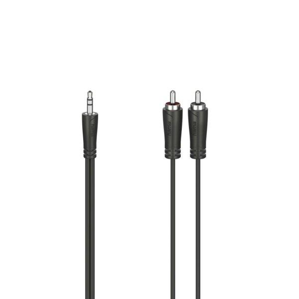 Hama FIC 3.5mm Jack - 2 RCA összekötőkábel - 3m (205111)