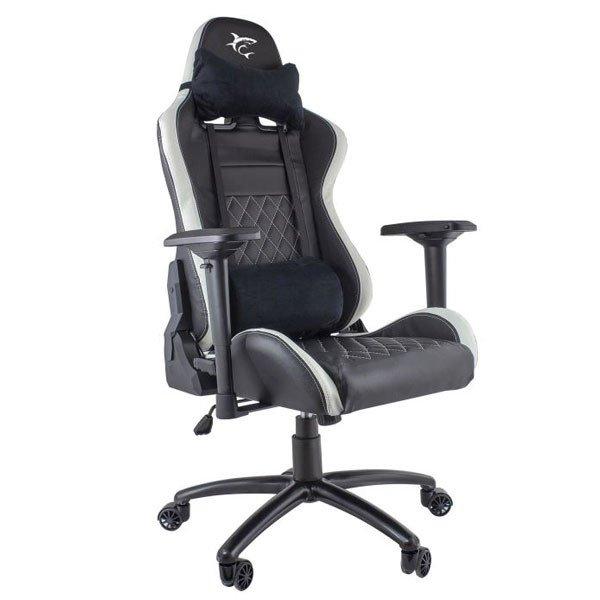 White Shark játékos szék NITRO GT, fekete-fehér