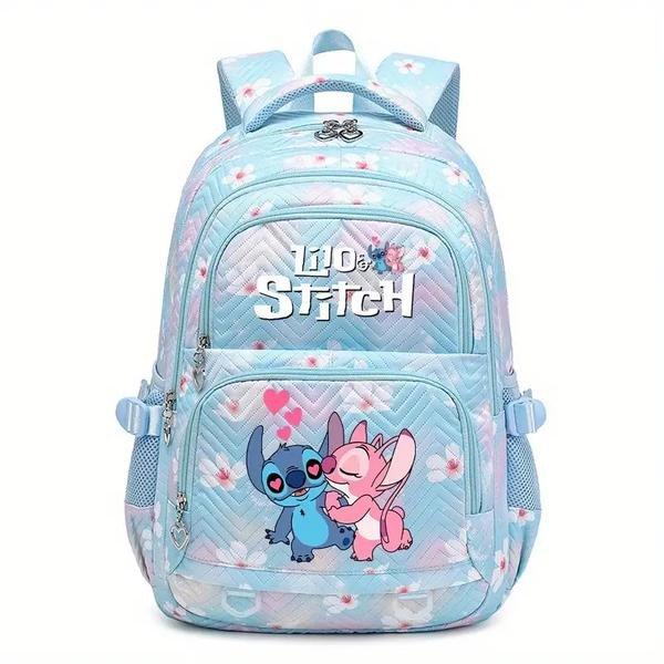 Disney Stitch Ergonomikus Hátizsák – Világoskék, Nagy Kapacitású 
TU2471073-V