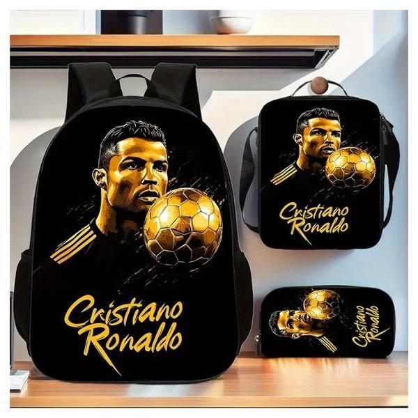 CR7 Aranylabdás 3 Részes Táska szett – Hátizsák, Ebédtáska és
Tolltartó RL4794720