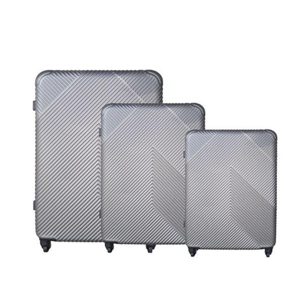 TRIZAND 3 darabos szürke utazóbőrönd szett 00026662
