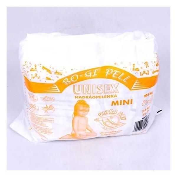 Bo-Gi Pell nadrágpelenka – unisex MINI méret – 3–6 kg – 30 darab
5999883553060