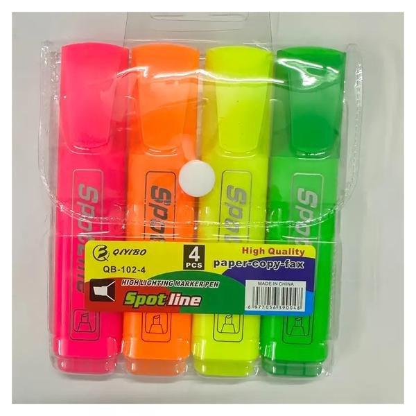 4 db SuperLiner Szövegkiemelő Készlet – Fluoreszkáló Színek,  Tartós
Tintával LW3365216