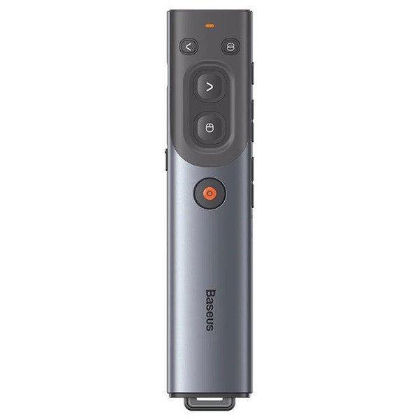 Baseus Orange Dot AI szürke vezeték nélküli akkumulátoros prezenter és
lézer mutató