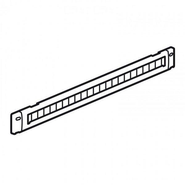 Legrand vízszintes fésűs rendező panel - 1U, 19", átmenő
kivágással, gyorspánttal rögzítés, acél, LCS2