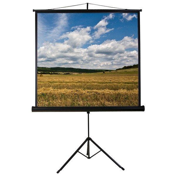 Funscreen Tripod 1:1 160cm×160cm hordozható 3 lábú állványos
vetítővászon