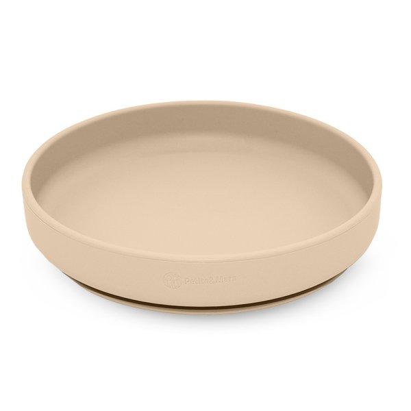Petite&Mars Szilikon tányér tapadókoronggal, Take&Match, Desert Sand, 6 hó+