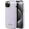Guess GUHCP15SPGMCSL Glitter Glossy Script tok iPhone 13 / 1