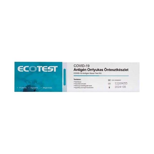 Ecotest Covid-19 antigén orrlyukas automata tollteszt 1X