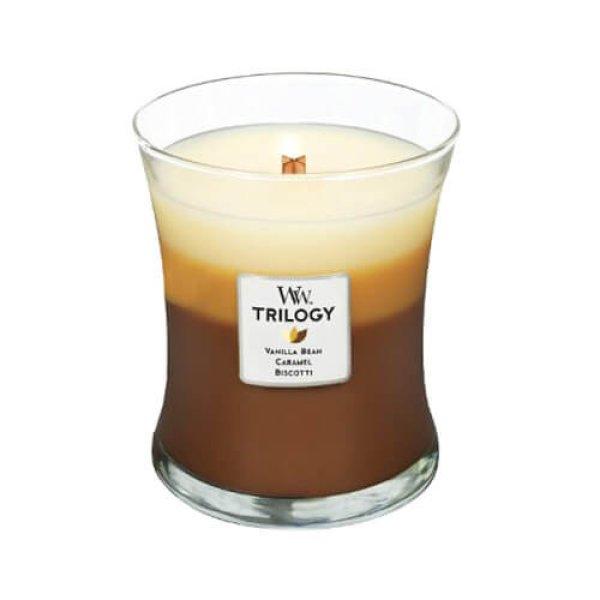 WoodWick Illatgyertya Trilogy Cafe Sweets 275 g