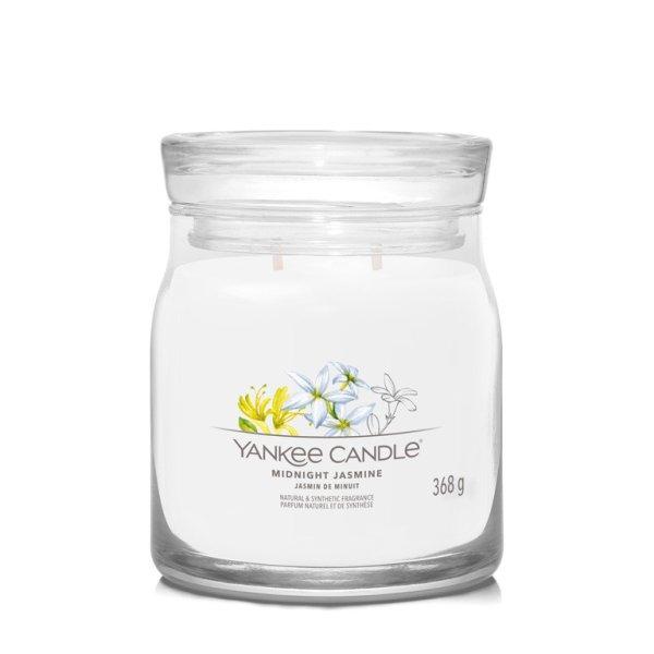 Yankee Candle Illatgyertya Midnight Signature közepes Midnight Jasmine 368 g