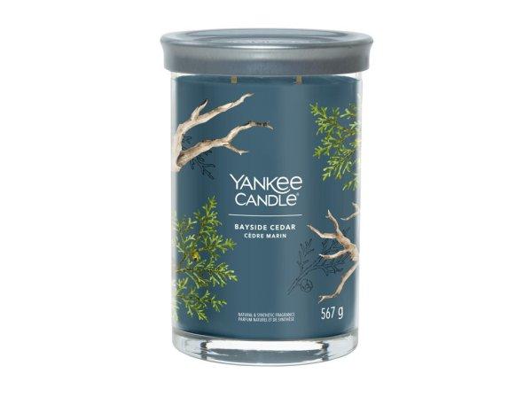 Yankee Candle Illatgyertya Signature tumbler Bayside Cedar 567 g - nagy