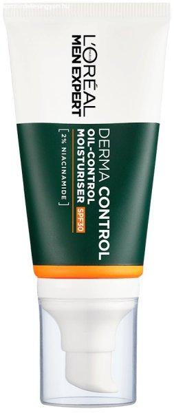 L'Oréal Paris Hidratáló krém bőrhibák ellen SPF 30 Men Expert Derma
Control (Oil-Control Moisturiser) 50 ml