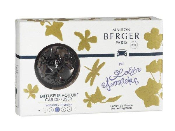 Maison Berger Paris Autóillatosító diffúzor ajándékkészlet Gun metal +
utántöltő Lolita Lempicka