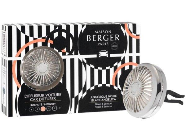 Maison Berger Paris Autóillatosító diffúzor Fekete Angelika ezüst (Car
Diffuser)