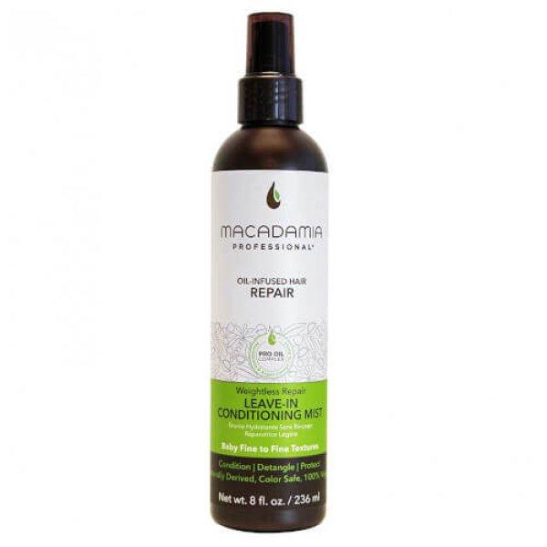Macadamia Hidratáló köd a rakoncátlan és kreppes hajra Weightless Repair
(Conditioning Mist) 236 ml