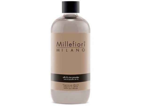 Millefiori Milano Utántöltő aromadiffúzorhoz Natural Silk & Rice powder 500
ml