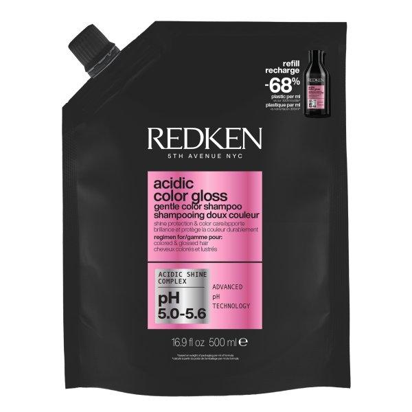 Redken Világosító sampon a hosszan tartó hajszínért és fényért Acidic
Color Gloss (Gentle Color Shampoo) 500 ml - tartalékadag