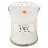 WoodWick Illatgyertya vza Linen 85 g