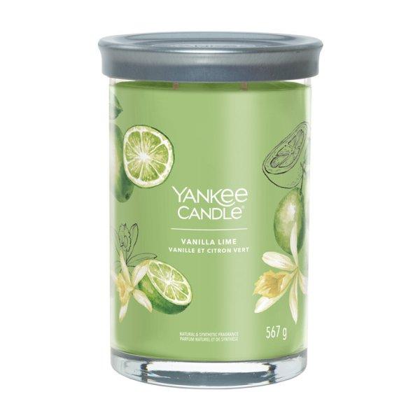 Yankee Candle Illatgyertya Signature tumbler nagy Vanilla Lime 567 g