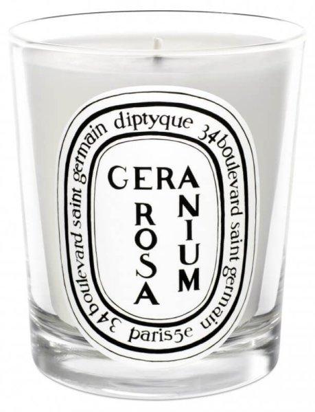 Diptyque Geranium Rosa- gyertya 190 g