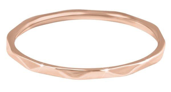Troli Minimalista aranyozott gyengéd kivitelezésű gyűrű RoseGold 52 mm