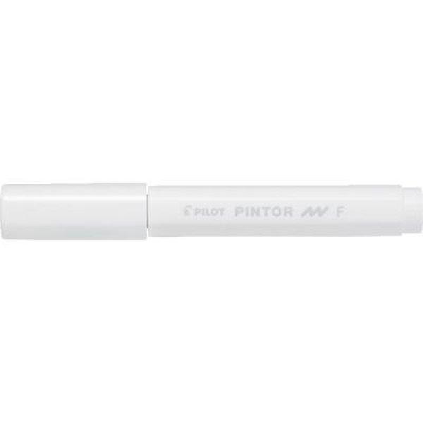 Dekormarker, 1 mm, PILOT "Pintor F", fehér