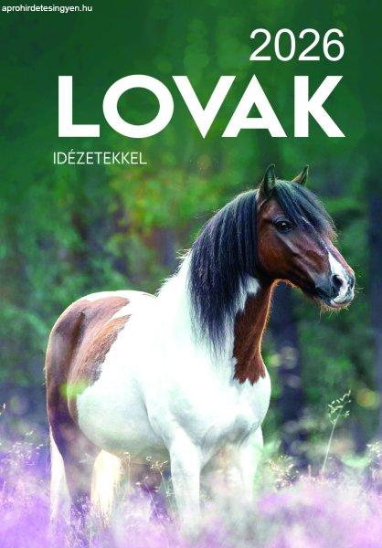 2026 Naptár: Lovak