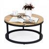 Indusztrilis stlus loft kvz asztal 60 cm