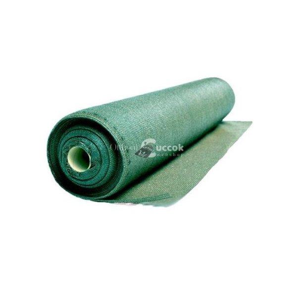 Árnyékoló háló medence és kerítés fedésére, GOLDTEX 2x50m zöld
színben, 95% takarású