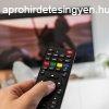 Univerzlis TV tvirnyt - 250+ tpushoz - fekete - 2 x AA