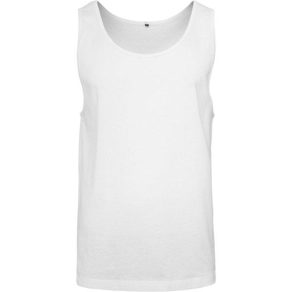 Build Your Brand Férfi ujjatlan trikó - Fehér | 3XL