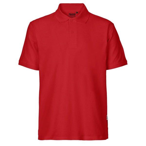 Neutral Férfi galléros póló Classic organikus Fairtrade biopamutból - Piros
| 2XL